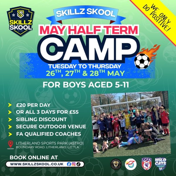May half term boys football camp